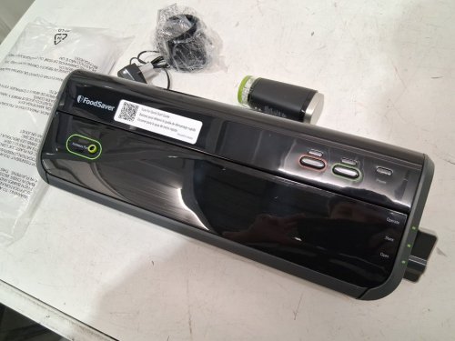 FoodSaver Vacuum Sealing Machine Starter Kit with Vacuum Seal Storage Bags and Rolls - black (model: fm2010) image 3