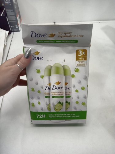 3PK DOVE advanced care spray deodorant - 107g each - cool essentials image 3