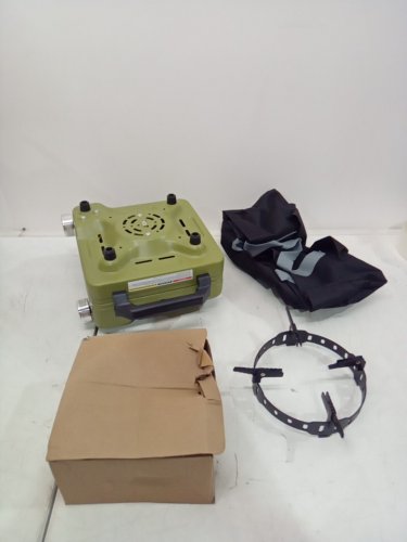 moko 2 burner Propane folding Camping Stove - 36,000 BTU - green image 3