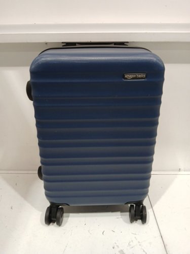 amazon basics hardside checked luggage - 30" - blue (model: LN20164-31) image 2