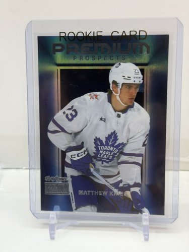 MATTHEW KNIES ROOKIE CARD PREMIUM PROSPECTS -2023-24 SKYBOX METAL UNIVERESE CARD #PP-12 image 2