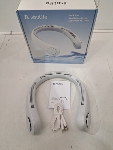 Jisulife LIFE4 5-Speed portable neck fan - OSFM - White (model: fa14-s) image 2