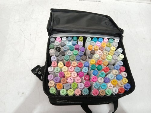 120PK Ohuhu Alcohol Brush & fine Dual Tip Brush Markers - assorted colors image 4