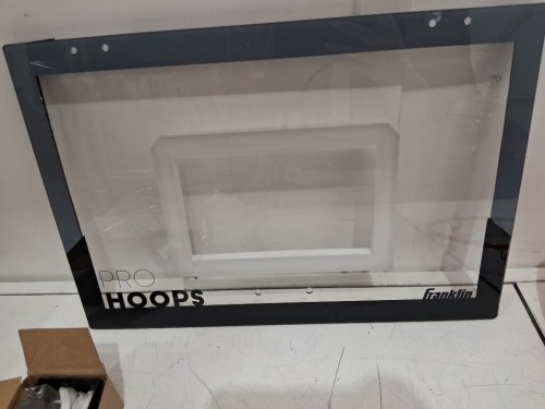 FRANKLIN SPORTS PRO HOOPS, OVER THE DOOR HOOP WITH MINI BASKETBALL & PUMP - 17" - BLACK/WHITE (MODEL: 54132X) image 4