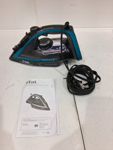 T-FAL ULTRAGLIDE PLUS ENHANCED STEAM IRON WITH CALCIUM COLLECTOR - BLACK/TEAL (MODEL: 1980969/FV5871Q0) image 3