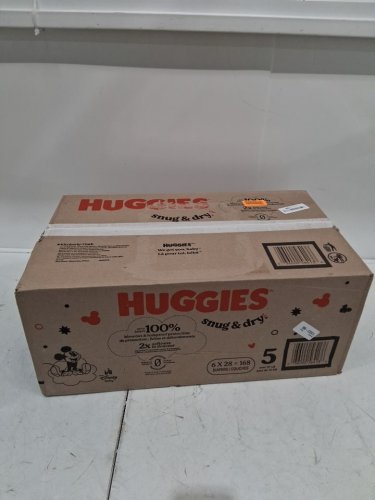 168PK HUGGIES DISNEY LITTLE MOVERS BABY DIAPERS - SIZE 5 (over 27lb) - MICKY MOUSE image 2