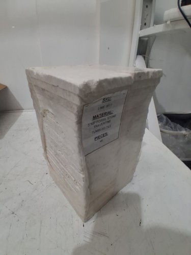 48PK PATARA STONE Tumbled Limestone Fossil Travertine Tile - 3" x 6" - White, Cream, Ivory (Model: LIME0611) image 3