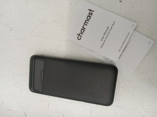 charmast power bank with built in cables - 10000 mah - 5 3/4" - black (model: w1148) image 3