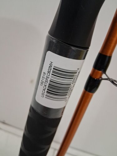 Shakespeare Ugly Stik Catfish Special Casting Rod - 8FT - Orange/Black (Model:USCACATSPEC802MH) image 3