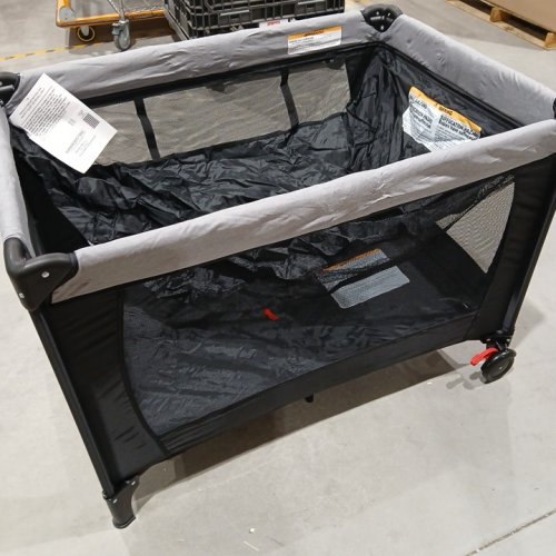 xuemi pack and play portable crib with carrying bag - 43" x 30" x 30" - black (model: hy-8036) image 4