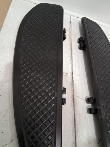 2PC SHMTOOL STRETCHED motorcycle floorboards -  FOR Harley Touring Electra Glide Street Glide Road Glide FL Softail 1986-2017- black (MODEL: SH22104-02-CA) image 4