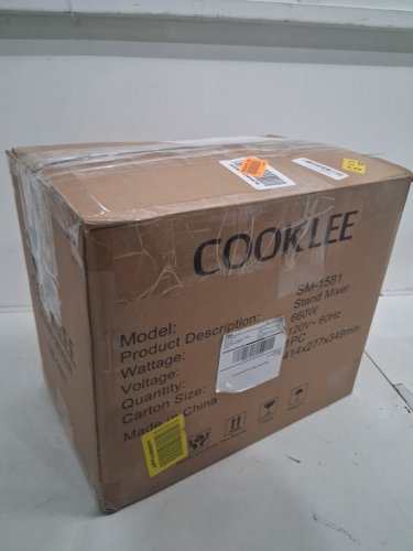 COOKLEE ELECTRIC KITCHEN 10-SPEED STAND MIXER - 9.5 QT - white(SM-1581) image 2