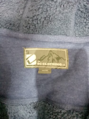 Men's the b.c. clothing company plush lined zip up hoodie - MEDIUM - blUE (style: 1981202) image 3