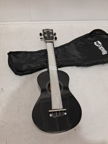 ROCKJAM SOPRANO UKULELE FOR LEARNERS WITH CARRY BAG - 21" - BLACK (MODEL: UK-222-BK) image 4