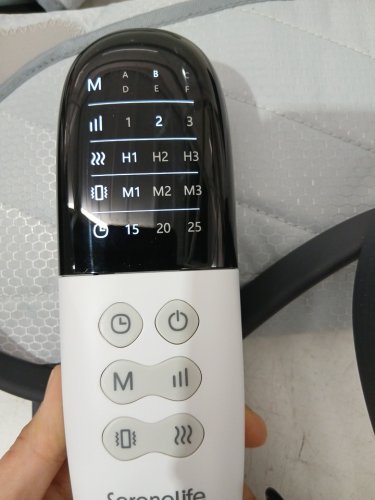 SereneLife Portable Air Compression Leg Massager with Heat & Compression - 6 Modes /3 Vibrations /3 Intensities - grey (model: CA-SLLGMSGR41GY) image 5