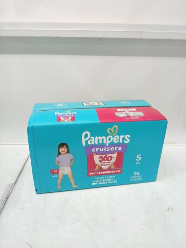 96PK PAMPERS PULL ON CRUISERS 360° 100% leakproof fit DISPOSABLE BABY DIAPERS - SIZE 5 (27LBS+) image 2