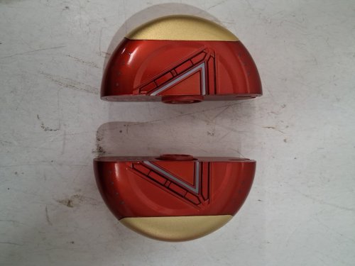 2-IN-1 Rechargeable electric Hand Warmer - red/gold (model: bl-nsb01) image 2