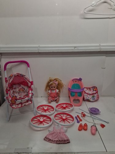 Baby Doll Set with Stroller AND Accessories image 3