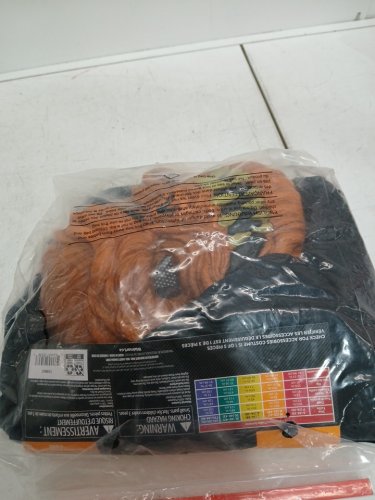 3PC MEN'S WAY TO CELEBRATE HOLLOWED JACK COSTUME - MEDIUM (32-24) - BLACK/ORANGE/GREEN (STYLE: 48663) image 3
