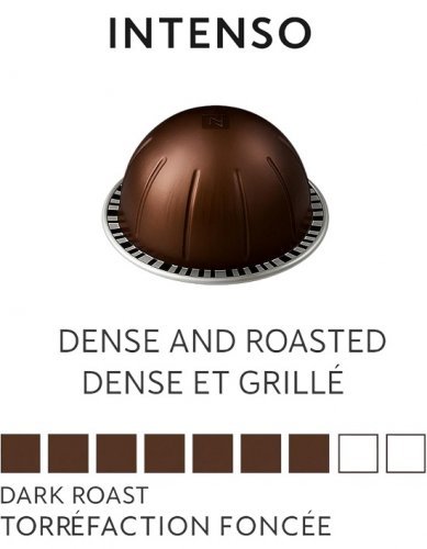 10pk Nespresso Vertuo Dark Roast Coffee Pods - Intensio image 2