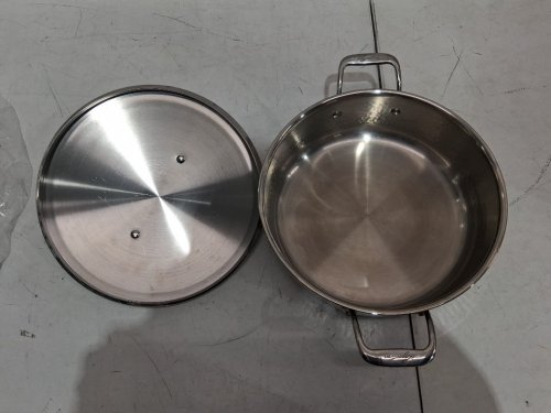 Lagostina Legacy 5-LAY CLAD STAINLESS STEEL Hammered Everyday Pan - 5.5L image 3