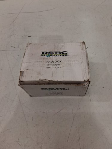 12PK rsbc global inc. Brass Padlock With 2 Keys image 2