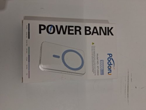 PODORU MAGSAFE MAGNETIC BATTERY PACK WITH TYPE-C CABLE FOR WIRELESS CHARGER - 10000MAH - 15W - BLACK (MODEL: ‎KT-D003) image 4