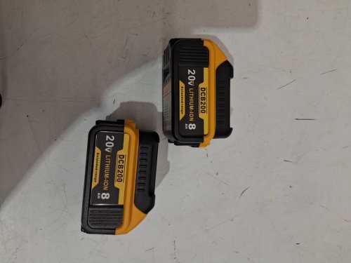 2PK rechargeable lithium ion replacement battery for dewalt products - 20v - 8.0ah - (model: dcb200-8a) image 3