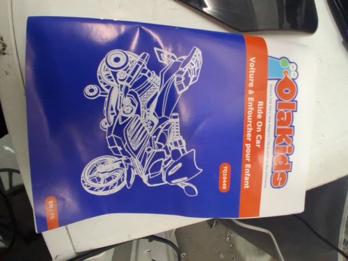 Srecap Spark Kids Battery Operated Ride on Bike 6 Month to 2 Year Kids - Blue (MODEL: LQ-158) image 8