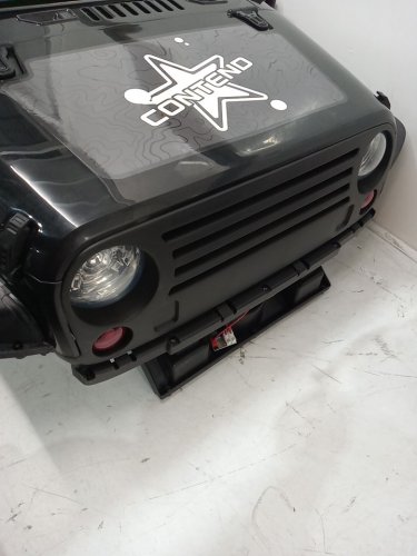 costway 12v kids ride on jeep with remote control and lights - 45" x 26.5" x 28.7" - black (model: tq10015bk) image 9
