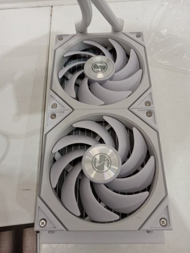 Lian Li GA II LCD 280 TL Wireless 280mm AIO Liquid CPU Cooler - 2 X 140mm RGB Fans, 2.88 IPS LCD - White - (Model: GA2aLCD28TLW) image 8