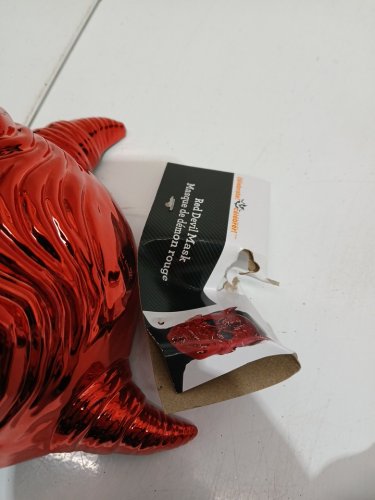way to celebrate! devil Halloween Mask - osfm - red image 3