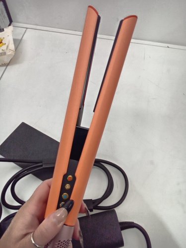 dyson airstrait wet to dry hair straightener - LIMITED EDITION APRICOT/ TOPAZ  (model: ht01) image 6