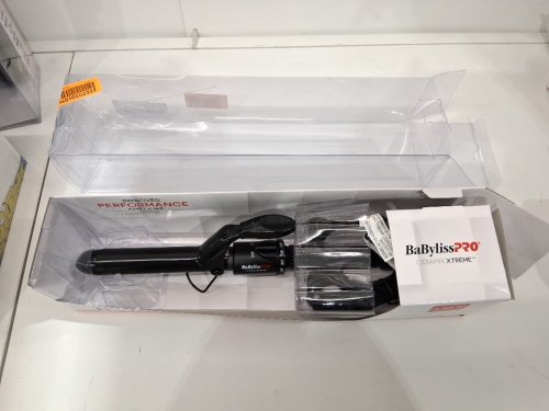 BABYLISSPRO CERAMIC CURLING IRON WITH SPRING HANDLE - 1" - BLACK (MODEL: BABC100SNC) image 2