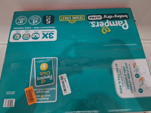 138pk Pampers Baby Dry Ultra disposable Diapers - size 5 (27+lb) - elmo sesame street image 3