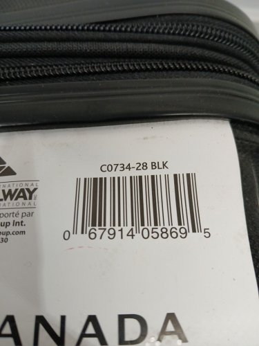 3PC Air Canada Optimum Hardside Spinner Rolling Luggage - 28", 24", 20" - Black image 3