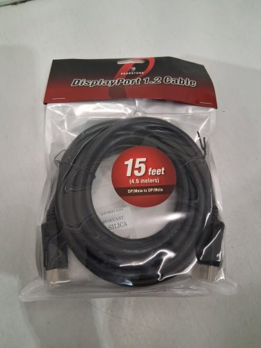 PEARSTONE DISPLAY PORT 1.2a Cable with Latches - male to male  - 15 FT -  (model: DP-DD1215) image 2