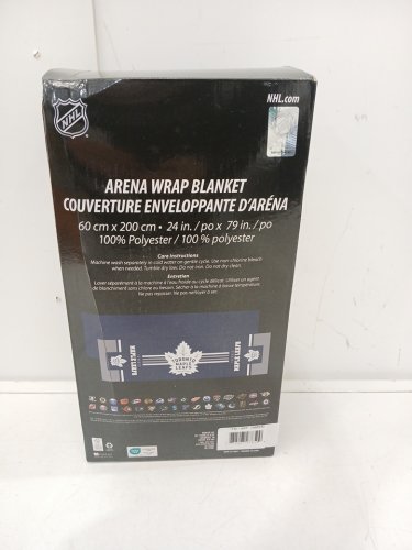 NHL MAPLE LEAFS Arena Wrap Blanket - 24" X 29" - BLUE (MODEL: 7985257 ) image 3