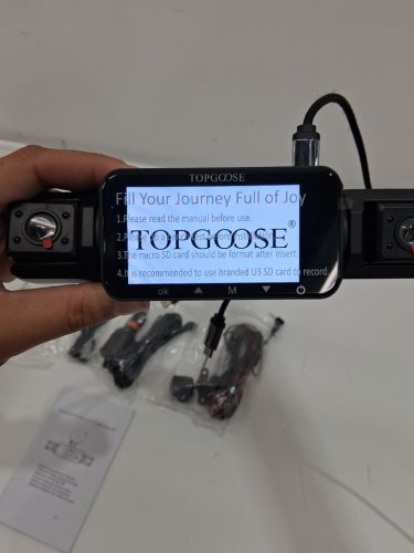 topgoose  2K FHD Dash Cam with 4 Channel 5G WiFi APP Control and Free 64GB Card - black image 3