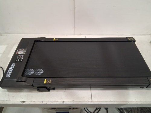 DeerRun Walking Pad Treadmill with Incline - 3.8MPH, 2.5HP, 300lbs cap - Black (Model: BA16-B) image 3