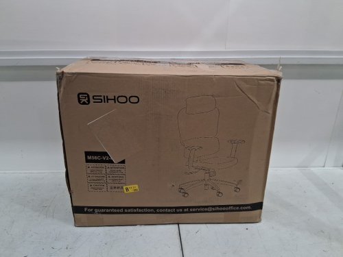 SIHOO Ergonomic Office Chair Mesh with Armrest and Lumbar Support - 3.15" Lift - Black (Model: M57-M015) image 2