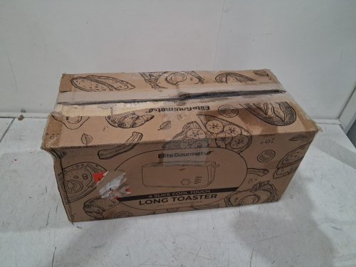 Elite Gourmet extra Long Slot Toaster with 6 Toast Shade Settings -  4 Slice -silver (model: ect4123x) image 2