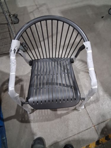 Sunvilla Commercial Stacking Bistro Chair - 30.5" - grey image 2