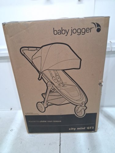 Baby jogger city mini gt3 all terrain stroller - holds 65lbs - rich black (model: 2216841) image 2