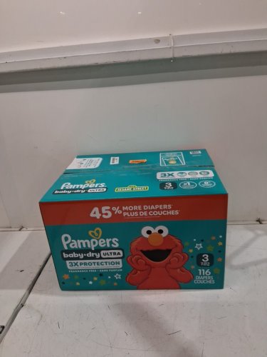 116pk pampers Baby Dry Ultra Diapers - size 3 (16-28lbs) - elmo image 2