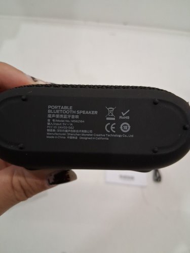 monster s520 wireless portable bluetooth speaker - black (model: ms62164) image 3
