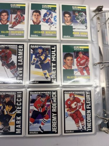 400+ APPROX ASSSTD PINNACLE 1991 HOCKEY NHL CARDS image 14