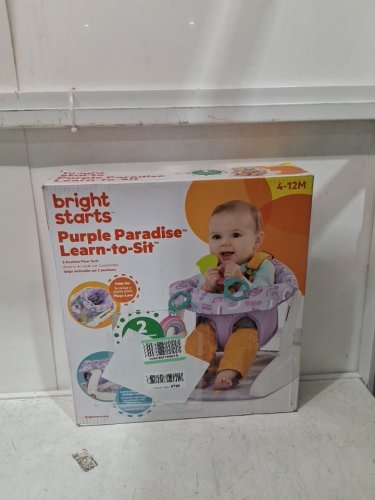 Bright Starts Learn to sit floor seat - 4-12 months - Purple Paradise (model : 13114) image 2
