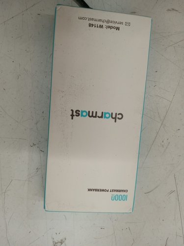 CHARMAST4-IN-1 PORTABLE COMPACT POWERBANK - WITH BUILT-IN USB-A USB-C/ LIGHTNINGMICRO USB CABLES - 10,000MAH- LED BATTERY DISPLAY - red (MODEL: W1148) image 2