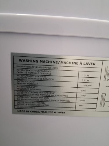 COSTWAY PORTABLE COMPACT TWIN TUB WASHING MACHINE - 17.6LBS CAPACITY - GREY/WHITE - (MODEL: FP11145US-DK) image 7